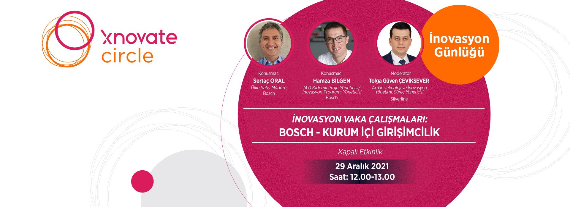 Hamza Bilgen, Sertaç Oral, Bosch Kurum İçi Girişimcilik